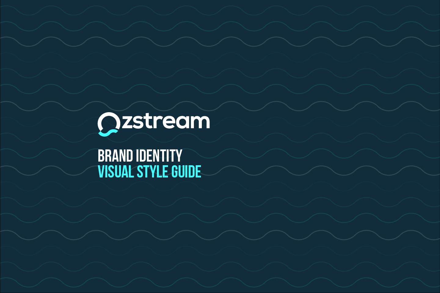 Ozstream brand identity visual style guide