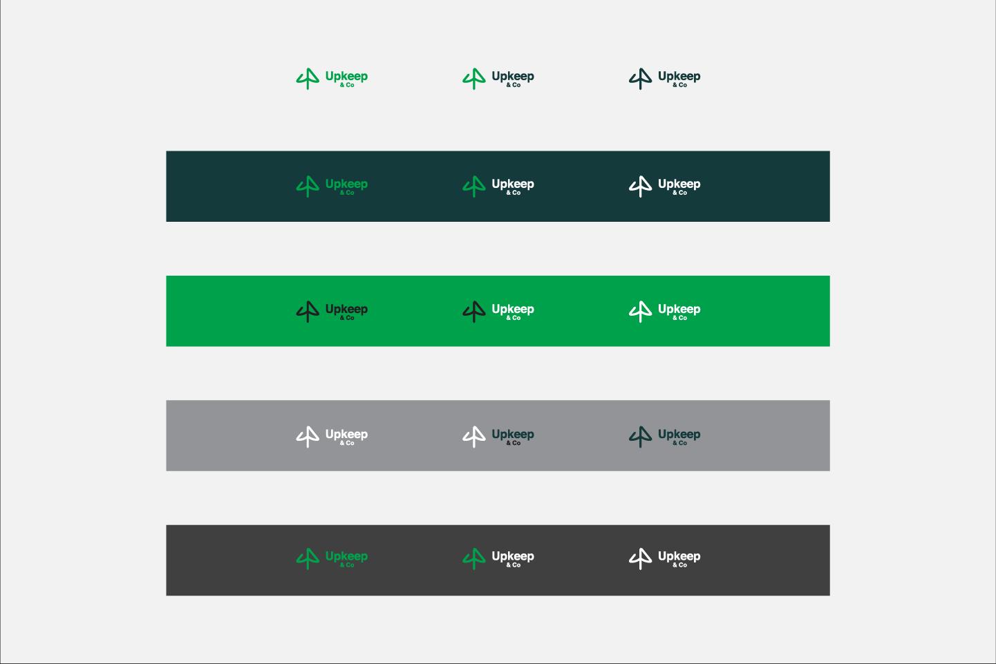 Upkeep & Co Colour Horizontal Logo