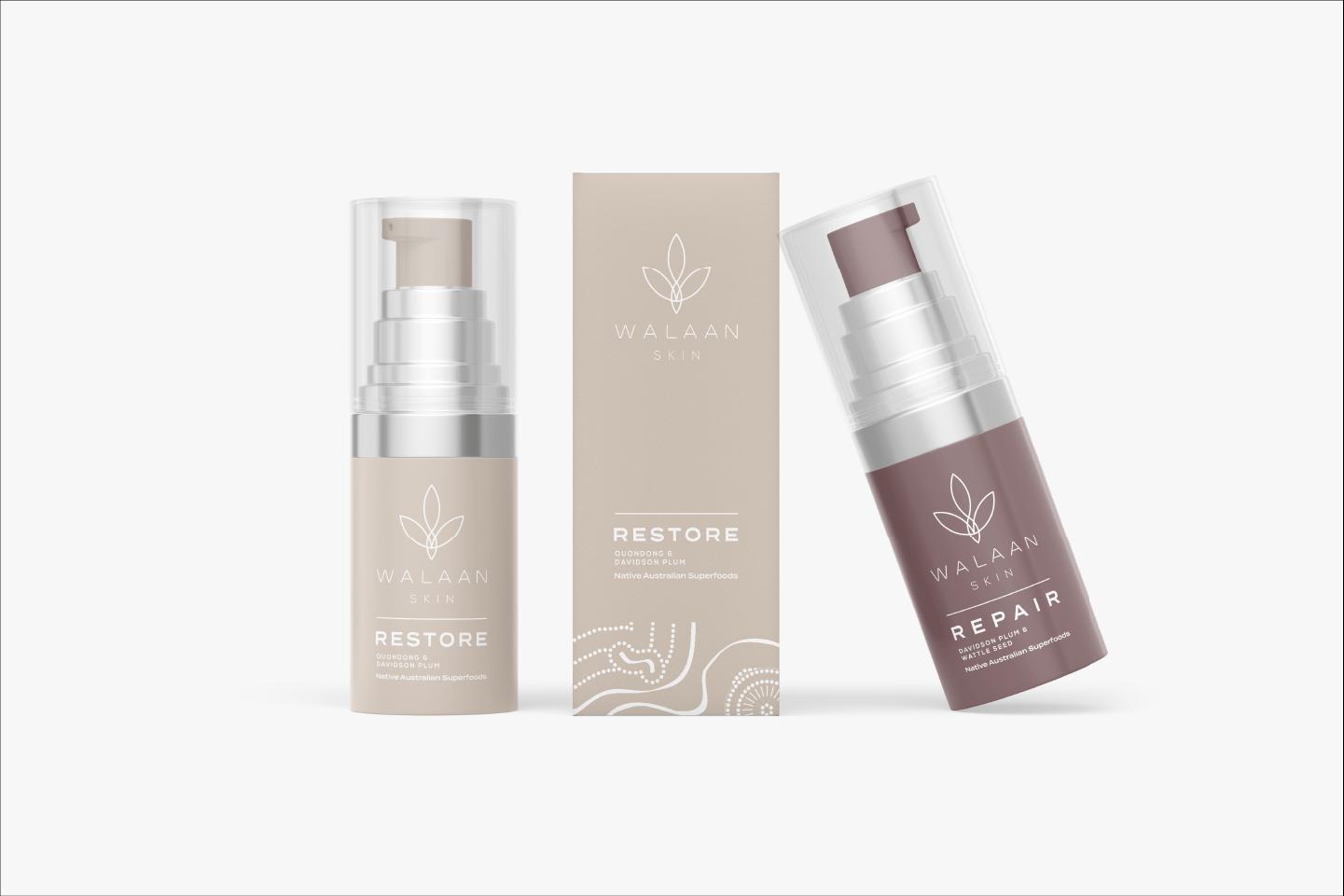 Walaan Skin Cosmetics Bottle Design 1