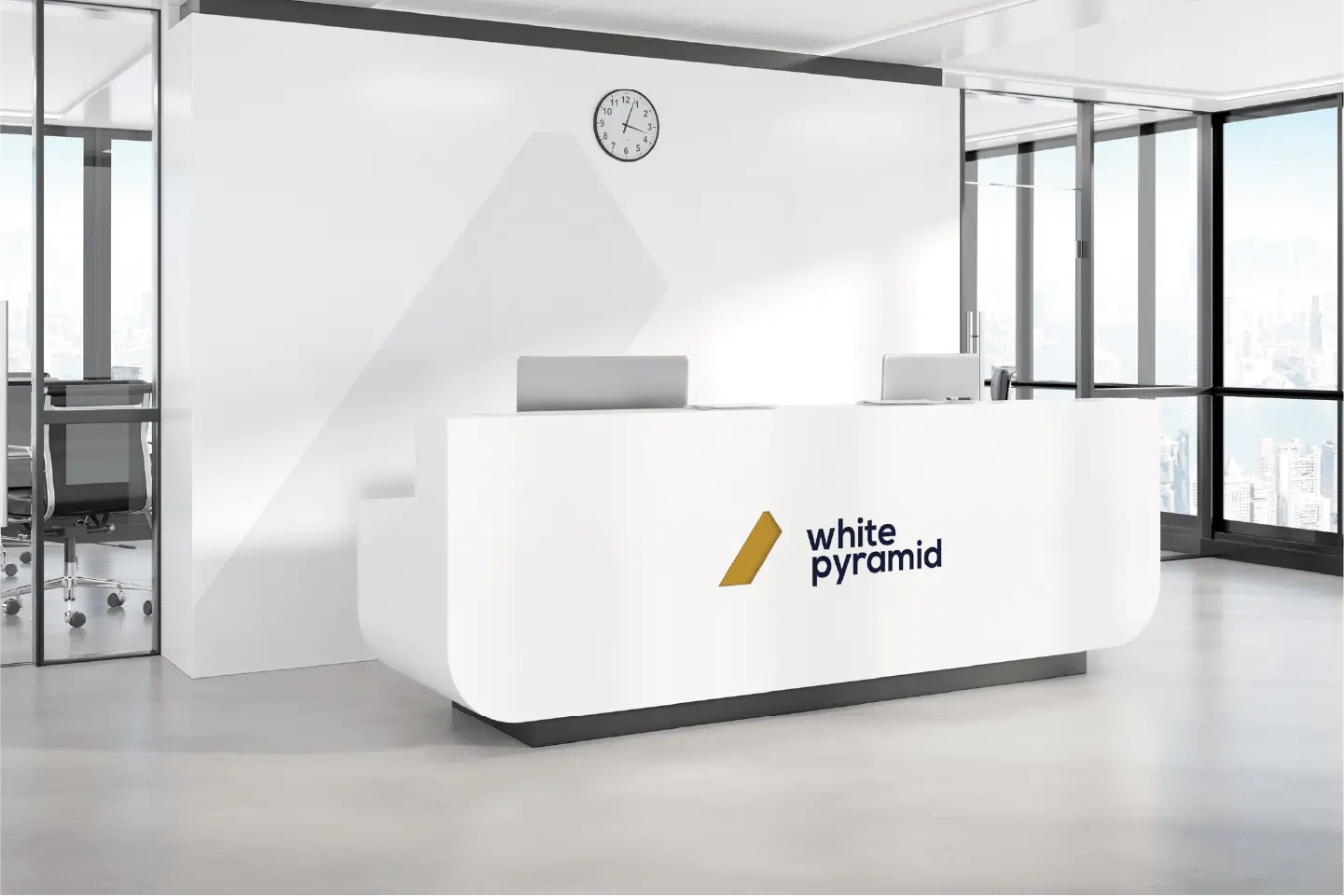 White Pyramid brand identity design