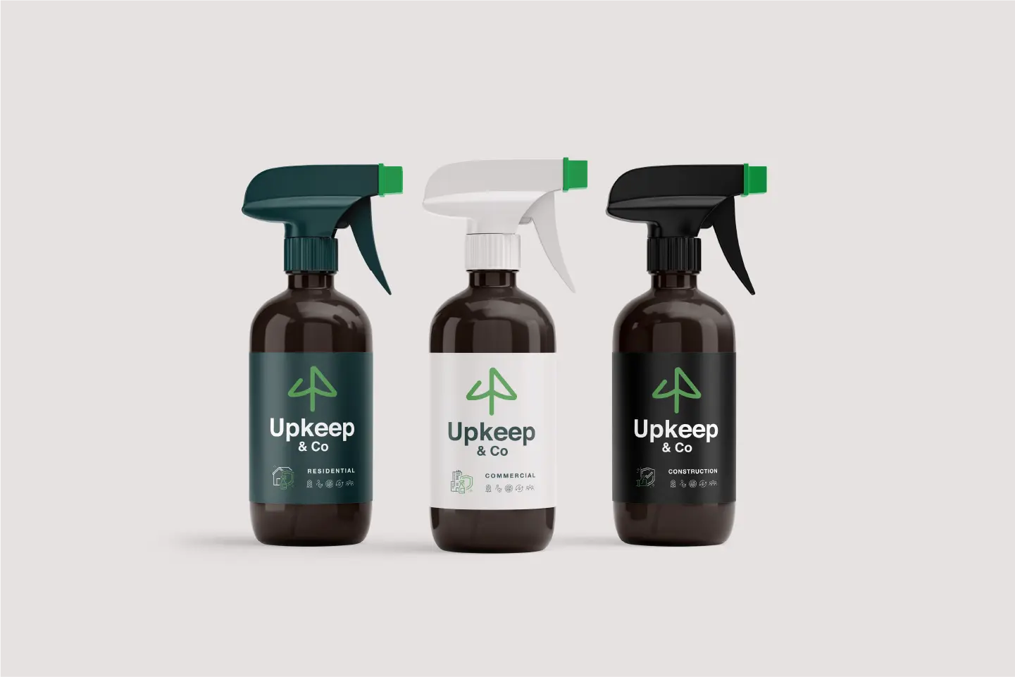 Upkeep print and packaging design